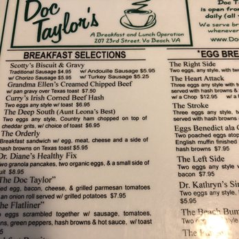 Doc Taylor's - Breakfast & Brunch Near Me - Virginia Beach, Virginia Doc Taylor's - Breakfast & Brunch Near Me - Virginia Beach, Virginia