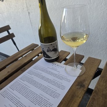 San Rucci Winery - A glass of vino bianco - Wine Tasting Room Near Me - Bakersfield, California San Rucci Winery - A glass of vino bianco - Wine Tasting Room Near Me - Bakersfield, California