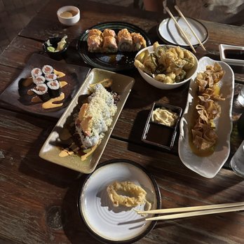 Dragonfly Sushi and Sake - The spread - Sushi Bars Near Me - Gainesville, Florida Dragonfly Sushi and Sake - The spread - Sushi Bars Near Me - Gainesville, Florida