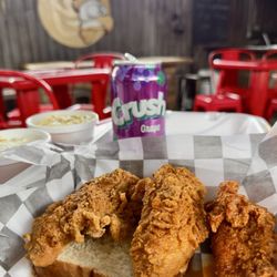 Helen's Hot Chicken - Chicken Tenders Combo, Potato Salad, Coleslaw