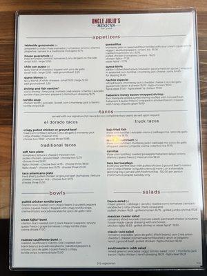 Menu photo 5 Uncle Julio's Frisco, TX Menu photo 5 Uncle Julio's Frisco, TX