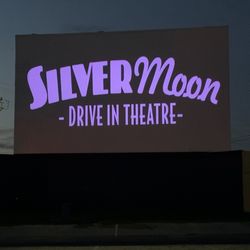 Silver Moon Drive-In Theatre - Movie Screen