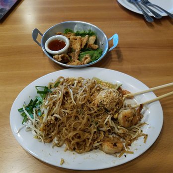 Too Thai Street Eats - Amazing! Best shrimp pad Thai I have ever eaten. Also the fried chicken skins are delicious. I most of skins and 1/3 of pad before pic - Thai Near Me - Carrollton, Texas Too Thai Street Eats - Amazing! Best shrimp pad Thai I have ever eaten. Also the fried chicken skins are delicious. I most of skins and 1/3 of pad before pic - Thai Near Me - Carrollton, Texas