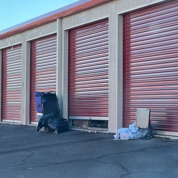 CubeSmart Self Storage - Storage tenants with their belongings outside their unit as they come and go during the day (everyday occurrence). - Self Storage Near Me - Las Vegas, Nevada CubeSmart Self Storage - Storage tenants with their belongings outside their unit as they come and go during the day (everyday occurrence). - Self Storage Near Me - Las Vegas, Nevada