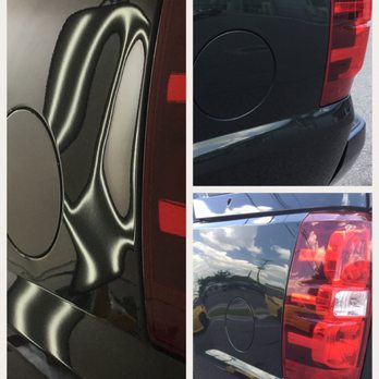 Prime Time PDR - Mint condition Chevy Avalanche Black Diamond Edition. The bedside had someones shoulder plow into it and cause a football sized dent. - Body Shops Near Me - San Antonio, Texas Prime Time PDR - Mint condition Chevy Avalanche Black Diamond Edition. The bedside had someones shoulder plow into it and cause a football sized dent. - Body Shops Near Me - San Antonio, Texas