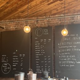 Coffee menu Coffee menu