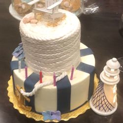 Oh Sugar Bakery - Beautiful and delicious cape cod bday cake! Amazing!