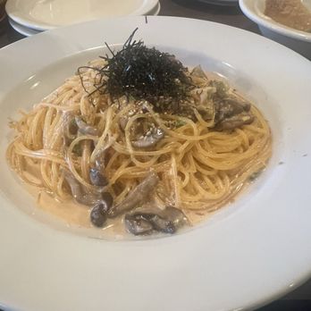 Pasta E Pasta - mentai cream japanese pasta. delicious combo of sautéed mushrooms with squid butter. - Japanese Near Me - Torrance, California