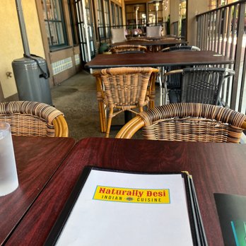 Naturally Desi Cafe - Outside seating - Indian Near Me - San Diego, California Naturally Desi Cafe - Outside seating - Indian Near Me - San Diego, California