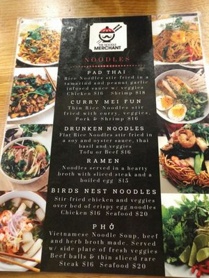 Menu photo 2 The Noodle Merchant San Juan, PR Menu photo 2 The Noodle Merchant San Juan, PR
