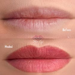 Lips blushing