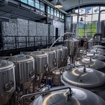 The Alchemist - Brewery interior from the catwalk - Breweries Near Me - Stowe, Vermont The Alchemist - Brewery interior from the catwalk - Breweries Near Me - Stowe, Vermont