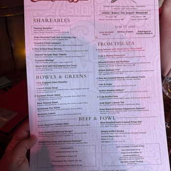 Clinkerdagger - Menu - Seafood Near Me - Spokane, Washington