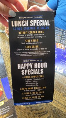Menu photo 2 Blue Pan Pizza Golden, CO