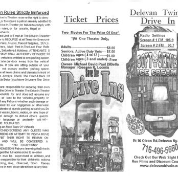 Loomis Delevan Drive In Theatre - Performing Arts Near Me - Delevan, New York