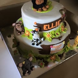 Sugar & Share - Zoo Cake: left side view