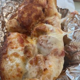 Meatball sandwich on a dutch crunch roll Meatball sandwich on a dutch crunch roll