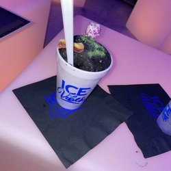 Huckleberry Tito's snow cone