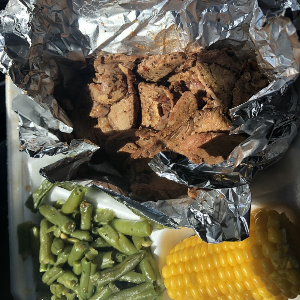 BL Quality Meats - Asked for Mexican corn and got this. Still good but a little disappointed - Barbeque Near Me - Visalia, California