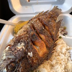 LA Cajun seafood - Whole tilapia
