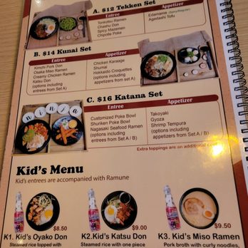 Ninja Ramen - Memu - Ramen Near Me - Arlington, Texas