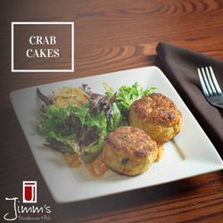 Jimm's Steakhouse & Pub - Springfield's best New England style Crab Cakes!