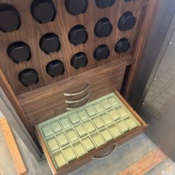 Jewelry and watch safe interior