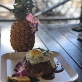 Photo of Barefoot Beach Cafe - Honolulu, HI, United States. Locomoko and pineapple smoothie