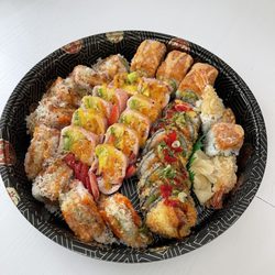 Yamato Japan - Honey sandwich roll, spring field roll, rising sun roll, sexy lady roll