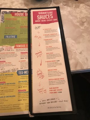 Menu photo 2 Chuy's College Station, TX