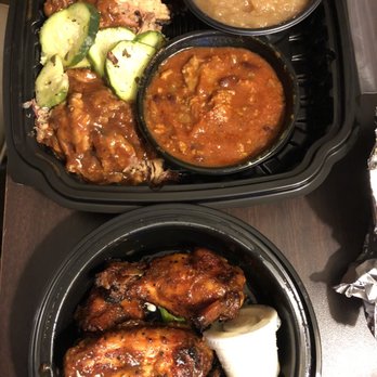Dinosaur Bar-B-Que - Big ass Big Pork Plate and Jumbo Bbq Chicken Wings - Barbeque Near Me - Rochester, New York