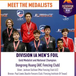 AIC Fencing - Silver Medal 2023 Summer National