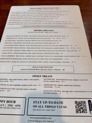 Menu photo 2 YaYas Euro Bistro Salina, KS