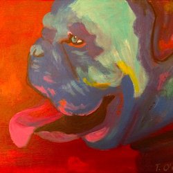 Is your child a fan of doggos? We thought so! check out this beautiful pup painting made at Unicoi and sign up for a mixed media class!