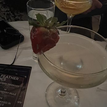 The Blue Heron - One side of the strawberry, other side was also gray and mushy. - Cocktail Bars Near Me - Gilbert, Arizona The Blue Heron - One side of the strawberry, other side was also gray and mushy. - Cocktail Bars Near Me - Gilbert, Arizona