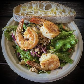 Source - Chopped salad with shrimp. - Mediterranean Near Me - Gilbert, Arizona