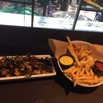 Violet Crown Charlottesville - Brussel sprouts with bacon and the Crown fries! - Cinema Near Me - Charlottesville, Virginia