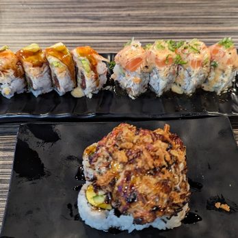 Sushi Alaska - Baked scallop roll, Alaska roll, Black Pink - Japanese Near Me - Paradise, Nevada Sushi Alaska - Baked scallop roll, Alaska roll, Black Pink - Japanese Near Me - Paradise, Nevada