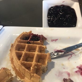 Keke's Breakfast Cafe - Blueberries waffle.... without blueberries - Breakfast & Brunch Near Me - St Augustine, Florida Keke's Breakfast Cafe - Blueberries waffle.... without blueberries - Breakfast & Brunch Near Me - St Augustine, Florida