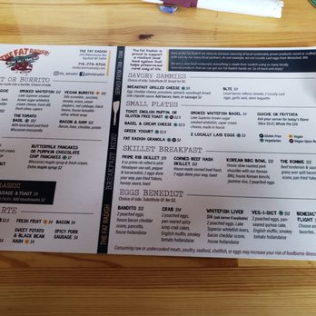 The Fat Radish - Menu - Breakfast & Brunch Near Me - Cornucopia, Wisconsin
