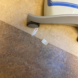 St. Joseph Hospital - It looks like needles or some type of medical tools on the floor. It was already in the room before I got in.