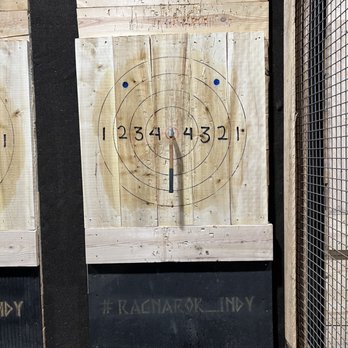 Ragnarok - Bullseye - Axe Throwing Near Me - Indianapolis, Indiana