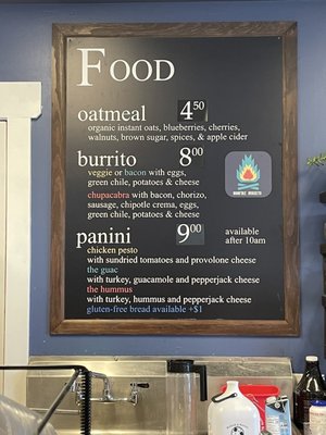 Menu photo 1 Vellichor Coffee Roasters Golden, CO