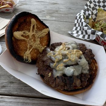 Full Metal Burgers Oceanside - Mushroom burger with a few mushrooms! - Food Trucks Near Me - Oceanside, California Full Metal Burgers Oceanside - Mushroom burger with a few mushrooms! - Food Trucks Near Me - Oceanside, California