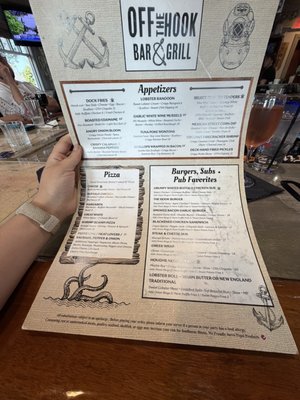Menu photo 1 Off The Hook Bar & Grill Quincy, MA Menu photo 1 Off The Hook Bar & Grill Quincy, MA