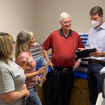 Vision Source Dr. Swales - Staff training on new Alcon contact lens. - Optometrists Near Me - Lawton, Oklahoma Vision Source Dr. Swales - Staff training on new Alcon contact lens. - Optometrists Near Me - Lawton, Oklahoma