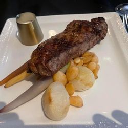 New York strip steak.