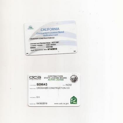 Slide of Croshier Construction Company