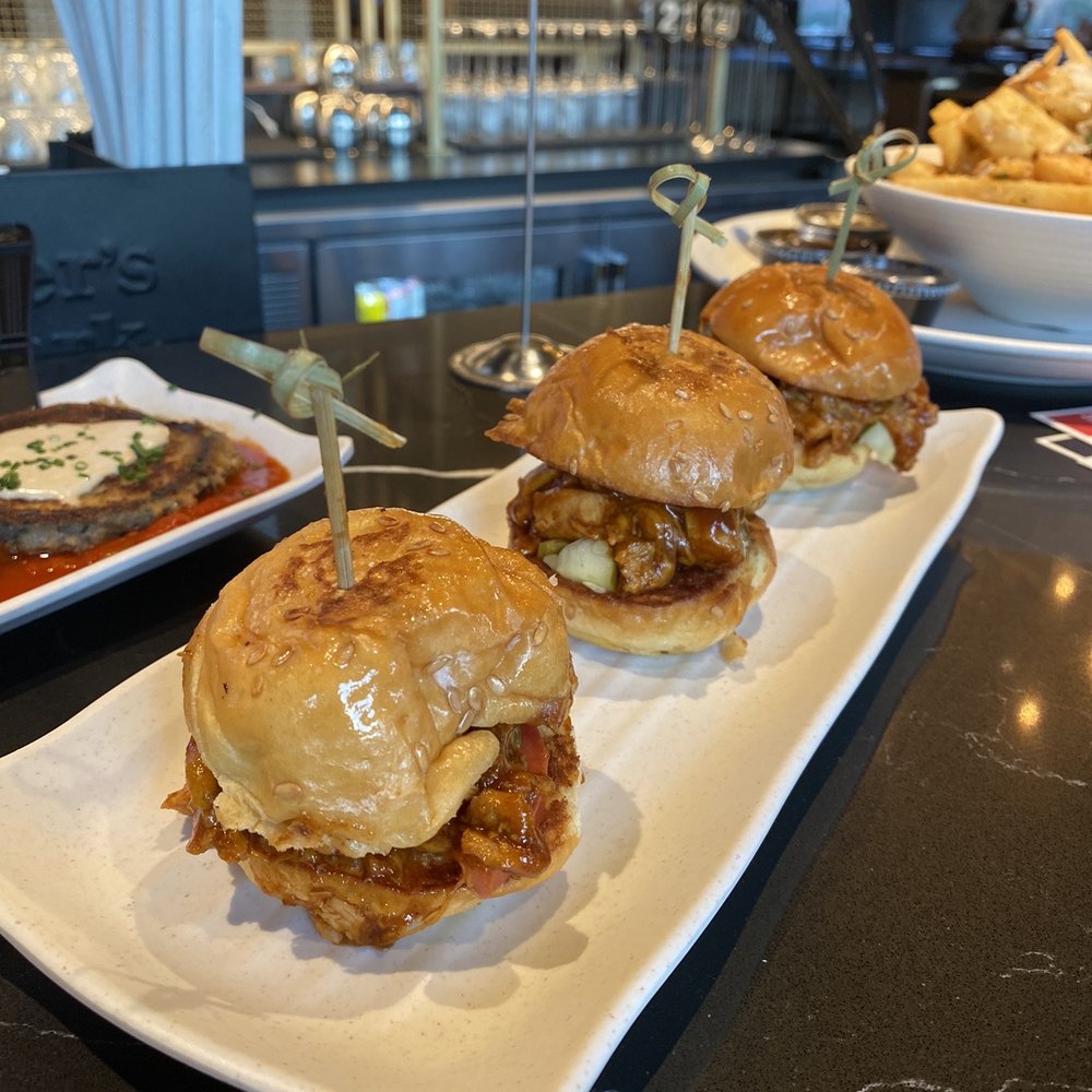 Pressed Cafe - BBQ chicken sliders - Breakfast & Brunch Near Me - Chelmsford, Massachusetts Pressed Cafe - BBQ chicken sliders - Breakfast & Brunch Near Me - Chelmsford, Massachusetts