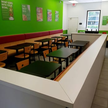 Flame Broiler - tables and chairs in a restaurant - Salad Near Me - Jacksonville, Florida Flame Broiler - tables and chairs in a restaurant - Salad Near Me - Jacksonville, Florida